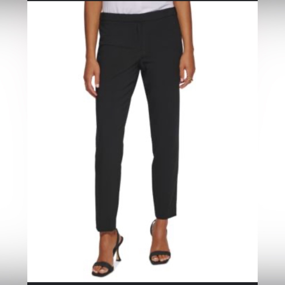 Calvin Klein Black Ankle Cropped Pants
